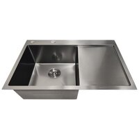 Кухонная мойка Stellar Decor S6550NB-L-D (нано черный) - Превью изображения №9 — Интернет-магазин Time-Shop