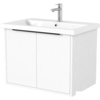 Дабер Тумба под умывальник 018 Cersanit Como 70 Т18.7С.0.5Ч (белый древесный/ручка черная)