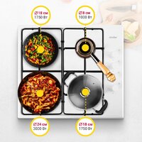 Варочная панель Simfer H60Q40W440 - Превью изображения №3 — Интернет-магазин Time-Shop