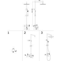 Душевая система  Ganzer GZ19162-G - Превью изображения №20 — Интернет-магазин Time-Shop