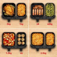 Аэрогриль (аэрофритюрница) Tefal Dual Easy Fry EY942AE0 - Превью изображения №7 — Интернет-магазин Time-Shop