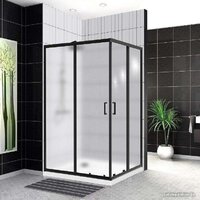 Душевой уголок BelBagno UNO-195-AH-2-120/90-P-NERO - Превью изображения №2 — Интернет-магазин Time-Shop