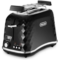 Тостер DeLonghi Brillante CTJ 2103.BK - Превью изображения №2 — Интернет-магазин Time-Shop