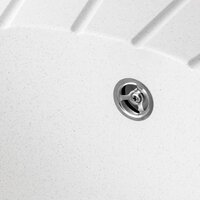 Кухонная мойка Saniteco Pura (белый) - Превью изображения №8 — Интернет-магазин Time-Shop