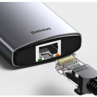 Док-станция Baseus Metal Gleam Series 8-in-1 Multifunctional Type-C HUB Docking Station CAHUB-CV0G - Превью изображения №14 — Интернет-магазин Time-Shop