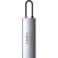 Док-станция Baseus Metal Gleam Series 8-in-1 Multifunctional Type-C HUB Docking Station CAHUB-CV0G - Превью изображения №5 — Интернет-магазин Time-Shop