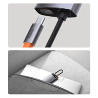 Док-станция Baseus Metal Gleam Series 8-in-1 Multifunctional Type-C HUB Docking Station CAHUB-CV0G - Превью изображения №15 — Интернет-магазин Time-Shop