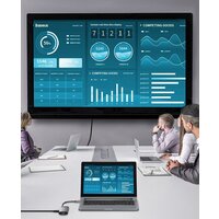 Док-станция Baseus Metal Gleam Series 8-in-1 Multifunctional Type-C HUB Docking Station CAHUB-CV0G - Превью изображения №11 — Интернет-магазин Time-Shop