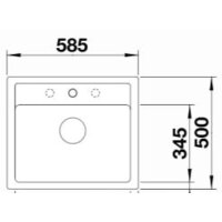Кухонная мойка Blanco Legra 6 (черный) - Превью изображения №2 — Интернет-магазин Time-Shop