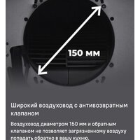 Кухонная вытяжка MAUNFELD Lee Push 39 (белый) - Превью изображения №18 — Интернет-магазин Time-Shop