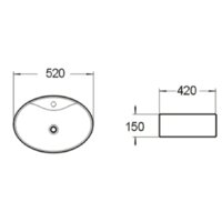Умывальник SantiLine SL-1072 - Превью изображения №2 — Интернет-магазин Time-Shop
