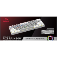 Клавиатура Redragon Fizz (серый/белый) - Превью изображения №10 — Интернет-магазин Time-Shop