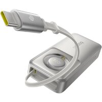 Baseus Free2Pull Power Bank with Retractable Cable 30W 10000mAh (серый)