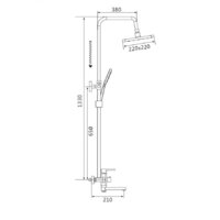Душевая система  Shevanik S9936 - Превью изображения №2 — Интернет-магазин Time-Shop