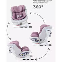 Детское автокресло Rant Nitro Isofix UB619 (серый/розовый) - Превью изображения №4 — Интернет-магазин Time-Shop