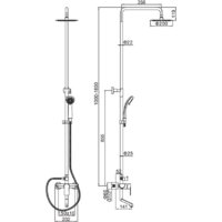 Душевая система  Ledeme L72418 - Превью изображения №2 — Интернет-магазин Time-Shop
