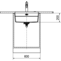 Кухонная мойка Franke Kubus 2 KNG 110-52 125.0528.609 (сахара) - Превью изображения №3 — Интернет-магазин Time-Shop