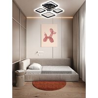 Припотолочная люстра Aitin Pro B5106/2+2 (черный) - Превью изображения №2 — Интернет-магазин Time-Shop