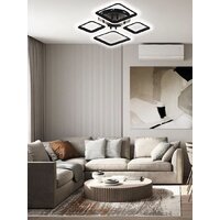 Припотолочная люстра Aitin Pro B5106/2+2 (черный) - Превью изображения №5 — Интернет-магазин Time-Shop