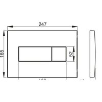 Панель смыва Alcaplast M372 - Превью изображения №2 — Интернет-магазин Time-Shop