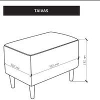 Пуфик Mio Tesoro Тайвас (королевская шерсть) - Превью изображения №7 — Интернет-магазин Time-Shop