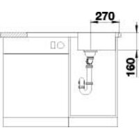 Кухонная мойка Blanco Lantos 45 S-IF 519717 (нержавеющая сталь) - Превью изображения №5 — Интернет-магазин Time-Shop