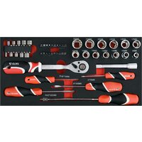 Универсальный набор инструментов Yato YT-09104 (78 предметов) - Превью изображения №6 — Интернет-магазин Time-Shop