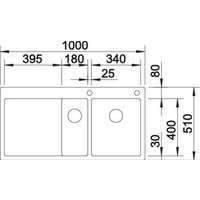 Кухонная мойка Blanco Claron 6 S-IF (правая) - Превью изображения №5 — Интернет-магазин Time-Shop