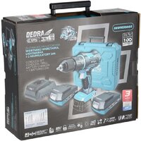 Ударная дрель-шуруповерт Dedra DED7030A02 (с 2-мя АКБ, кейс) - Превью изображения №10 — Интернет-магазин Time-Shop