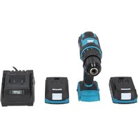 Ударная дрель-шуруповерт Dedra DED7030A02 (с 2-мя АКБ, кейс) - Превью изображения №6 — Интернет-магазин Time-Shop