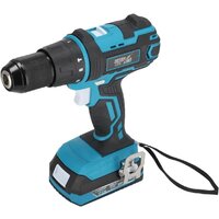 Ударная дрель-шуруповерт Dedra DED7030A02 (с 2-мя АКБ, кейс) - Превью изображения №4 — Интернет-магазин Time-Shop