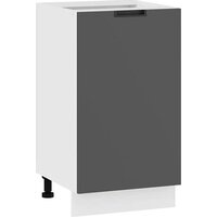 Трия Гренада с одной дверью 1Н45 (белый/холст вулкан)