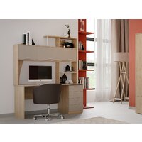 Мебельград СК-11 (дуб натуральный/светлый капучино)