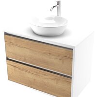 ЗОВ Тумба под умывальник Парма 70 P70LWP0MHMC1A-KP13W (белый/галифакс)