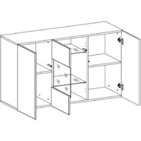 Комод НК-Мебель Point тип-1.2 71774467 (белый-белый глянец) - Превью изображения №3 — Интернет-магазин Time-Shop
