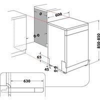 Отдельностоящая посудомоечная машина Whirlpool W7F HP43 X - Превью изображения №12 — Интернет-магазин Time-Shop
