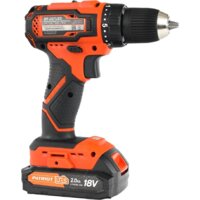 Дрель-шуруповерт Patriot BR 207UES 180301507 (с 2-мя АКБ, кейс) - Превью изображения №3 — Интернет-магазин Time-Shop