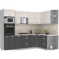 Интерлиния Мила Лайт 1.68x2.6 правая (вудлайн кремовый/антрацит/малага)