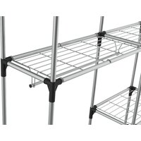 Стойка для одежды Sheffilton SHT-WR15 956168 (черный/хром лак) - Превью изображения №4 — Интернет-магазин Time-Shop