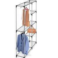 Стойка для одежды Sheffilton SHT-WR15 956168 (черный/хром лак) - Превью изображения №2 — Интернет-магазин Time-Shop