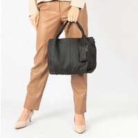 Женская сумка Poshete 921-351-BLK (черный) - Превью изображения №5 — Интернет-магазин Time-Shop