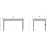 Кухонный стол Мебель-класс Дионис 01 (белый) - Превью изображения №2 — Интернет-магазин Time-Shop