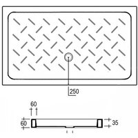 Душевой поддон RGW CR-128 80x120 - Превью изображения №3 — Интернет-магазин Time-Shop