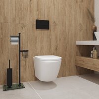 Унитаз подвесной Lauter Vortex 2110830 + GROHE Rapid SL 38721001 с кнопкой (овальная, хром) - Превью изображения №15 — Интернет-магазин Time-Shop