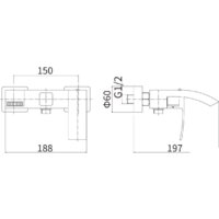 Смеситель Fashun A53018 - Превью изображения №2 — Интернет-магазин Time-Shop