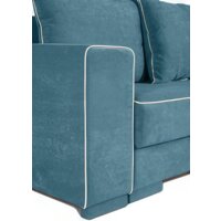 Диван Krones Цезарь 4 (велюр, джинсовый/молочный) - Превью изображения №6 — Интернет-магазин Time-Shop