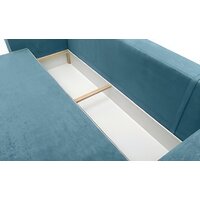 Диван Krones Цезарь 4 (велюр, джинсовый/молочный) - Превью изображения №3 — Интернет-магазин Time-Shop