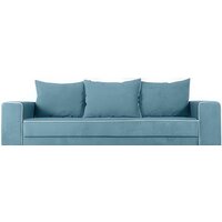 Диван Krones Цезарь 4 (велюр, джинсовый/молочный) - Превью изображения №2 — Интернет-магазин Time-Shop