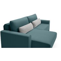 Угловой диван Mio Tesoro Таун 264 1.5ек-1.5пф (1367 серо-голубой) - Превью изображения №3 — Интернет-магазин Time-Shop