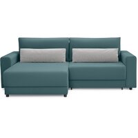 Угловой диван Mio Tesoro Таун 264 1.5ек-1.5пф (1367 серо-голубой) - Превью изображения №2 — Интернет-магазин Time-Shop